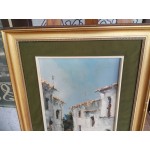 Средна картина масло на фазер, хубава двойна рамка - 3596 - КА42